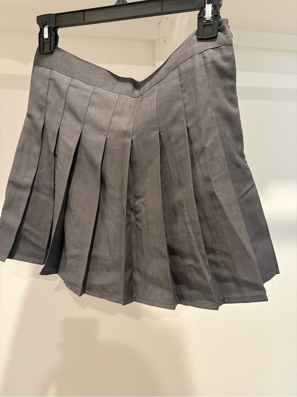 Pleated Gray Women's Skirt